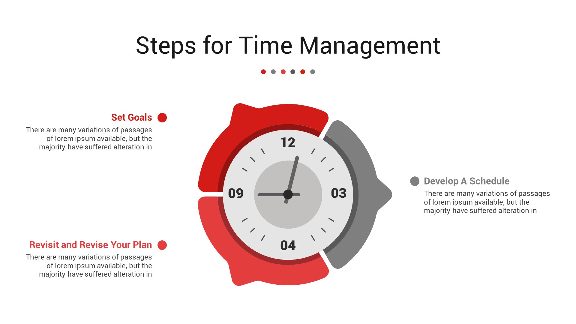 Business and Project Time Management PowerPoint Template, Presentation